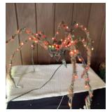 Lighted & Animated Brown Spider