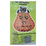 Lighted Animated Cat Pumpkin