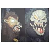 Werewolf Costume/Mask and Fang Face