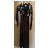 Black Vampire Dress/ Purple Witch