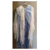 Medieval Tavern Wench Costume/ Blue Dress