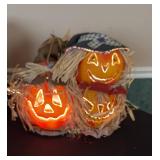 Fiber Optic Decor Pumpkins