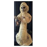 Talking Skeleton with Lantern