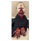 Zombie Tongue Full Mask with Gloves