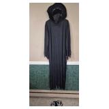 Black Halloween Dress, Hat, Rubber Gloves