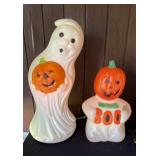 VTG Ghosts Pumpkin Blow Molds