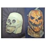 Evil Pumpkin Latex Mask/ Pirate Mask