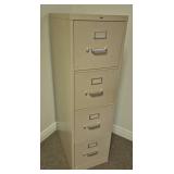 Four Drawer Metal Filing Cabinet