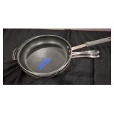 Three 14" Metal Frying Pans