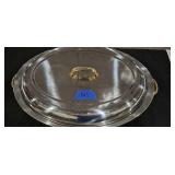 Vintage Oval Casserole Warming Dish
