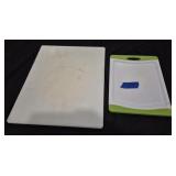 Two Plastic Cutting Boards