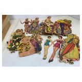 Vtg (late 50s) Paper Dolls & Dresses