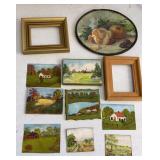Local Artist H Tucker Post Card Paintings