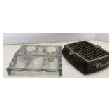 Vtg Kennedy Ashtrays & Ink Well Stand