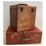 Antique Dovetail Saw Box & Handmade