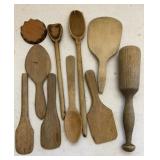 Primitive Butter Paddles & Masher
