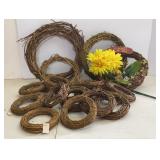 Various Size Vine Wreaths for Projects