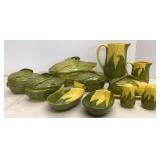 Vtg Shawnee Pottery Corn Cob Pieces
