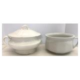 Antique Ironstone Chamber Pots