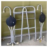 Aluminum Frame Walker & Cane Seat