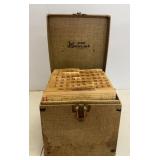 Vtg 45 Rpm Records & Storage case