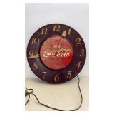 Vtg 1950s Original Metal GE Coca-Cola Clock