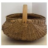Antique Buttock Bottom Egg Basket