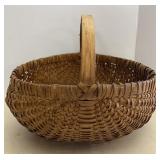 Antique Buttock Bottom Egg Basket