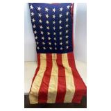 Vtg 48 Star Silk America Flag (3x5)