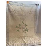 Antique Handmade Crib Appliquï¿½ & Embroidered