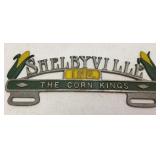 Vtg Aluminum Cast License Plate Local
