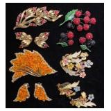 Matching Brooch & Earring sets