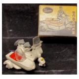 Vtg TEKNO Vespa Scooter Side Car