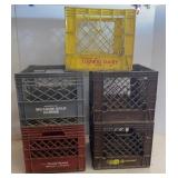(5) Milk Crates