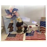 Resin Eagles, Flags, Gloves & Flag Lights