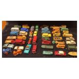 Vtg Matchbox Lesney Cars & Cardboard Display