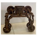 Cast Iron Barn Hay Trolley