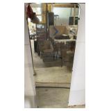 Vtg Full Length Beveled Mirror