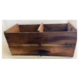 Antique Divided Wooden Fruit Crate