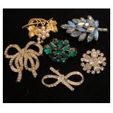 Rhinestone Brooches