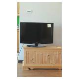 32" Coby flat-screen TV w/ DVD Player attached