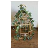 Rattan like bird cage