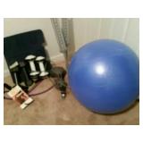 Workout items & crutches
