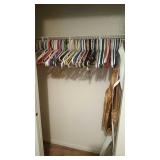 Assortment of hangers & garment bags