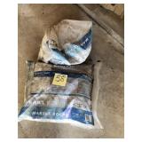 Two bags of marble landscaping rock