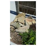 Pile of Flat Rock for landscaping. Approx 10