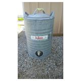 Galvanized igloo drink cooler