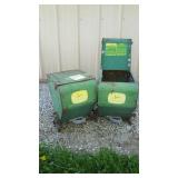 2 John deere planter boxes