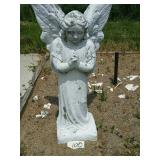 Cement Angel yard ornament