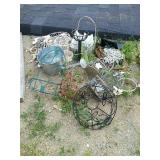 Several flower pot holders wall decor macrame